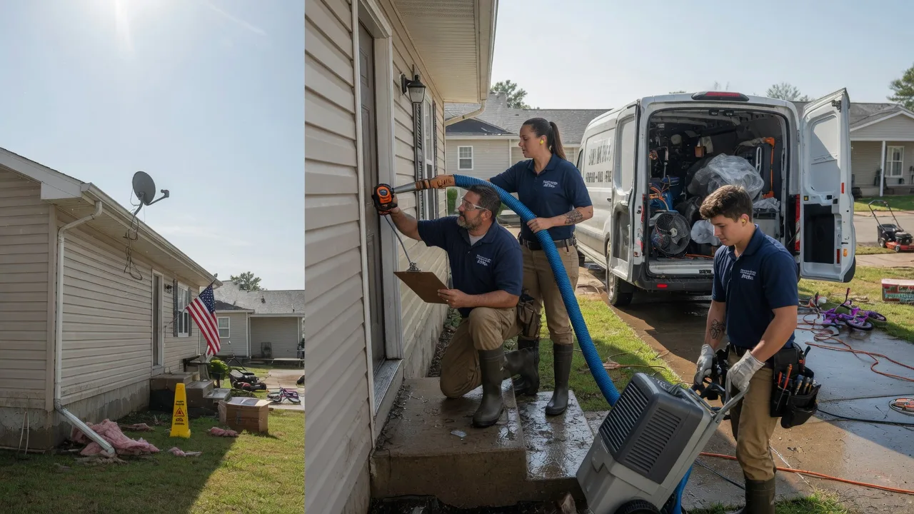 Ceiling Water Damage Restoration in Nuevo, CA near me
