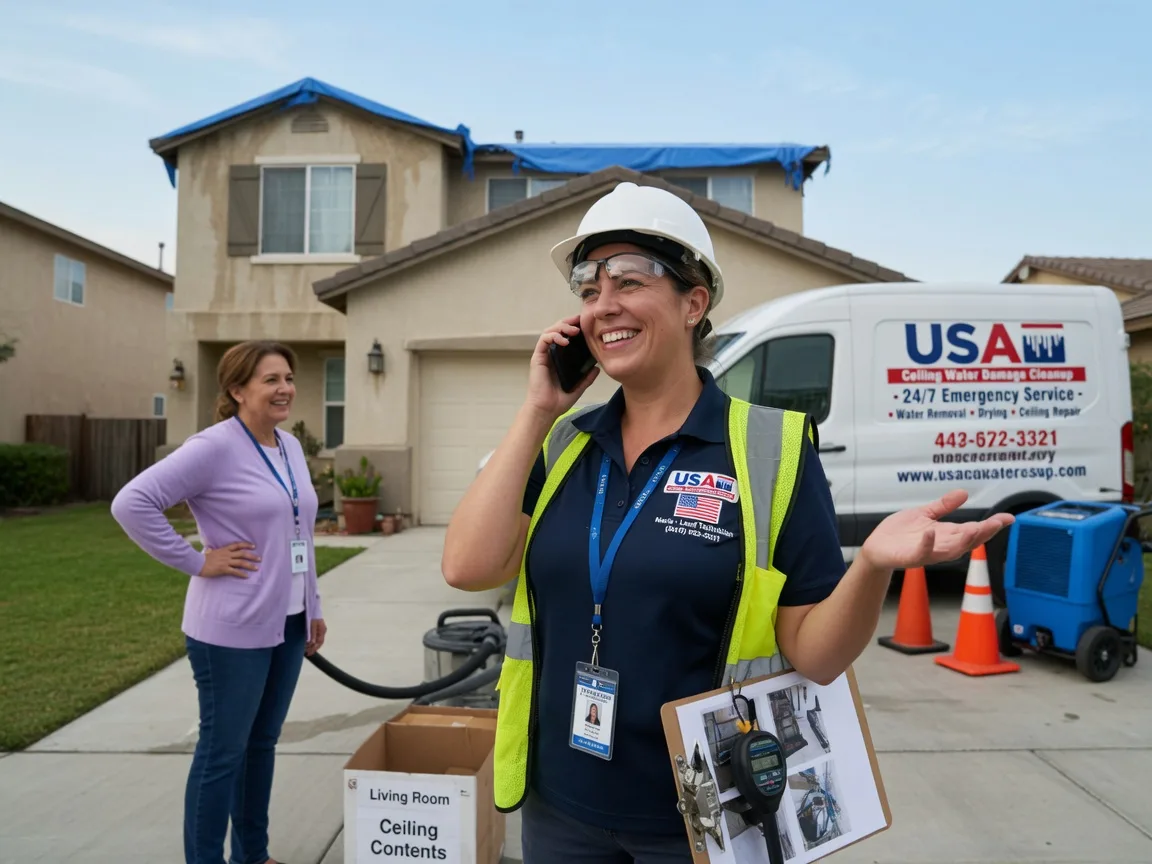 Ceiling Water Damage Restoration Nuevo, CA FAQs
